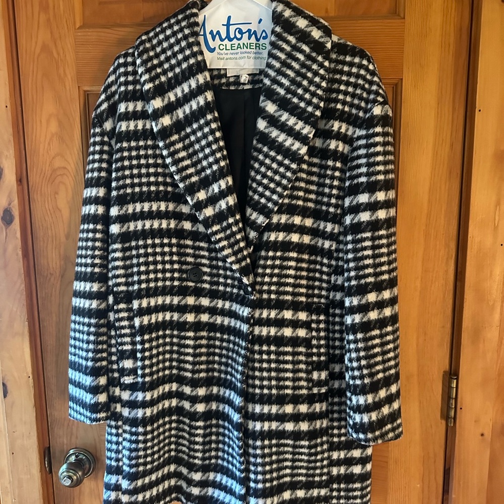 Avec les filles coat houndstooth- excellent condition